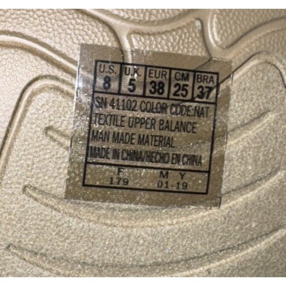 Skechers Parallel Jellyroll Womens Wedge Sandals Slides Size 8 Cream Memory Foam - Picture 8 of 9